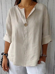 JESSA - Casual V-Neck Blouse