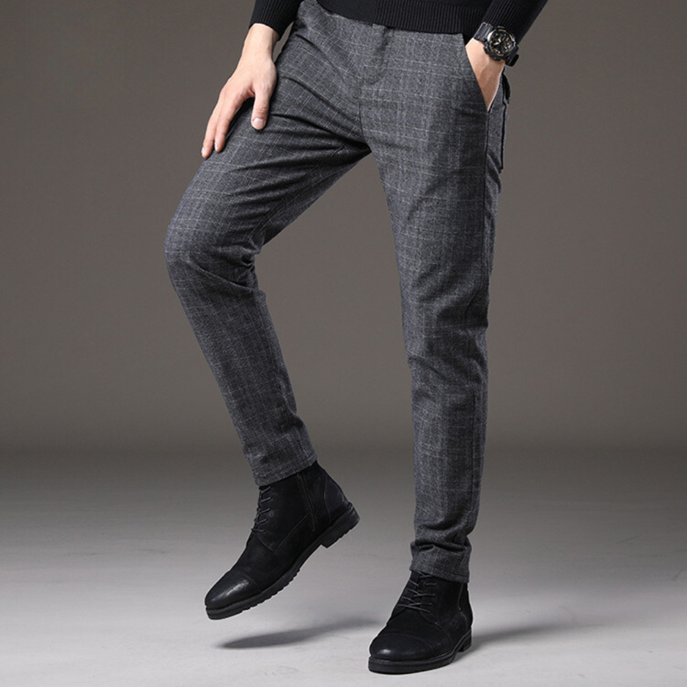 Sanford Plaid Casual Pants