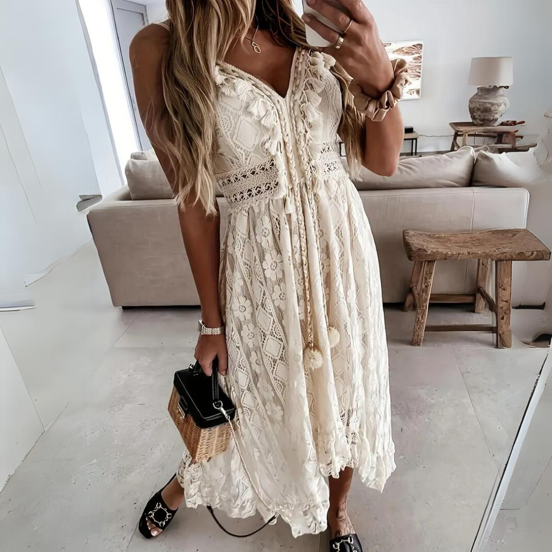 Margaret - Elegant Boho Dress