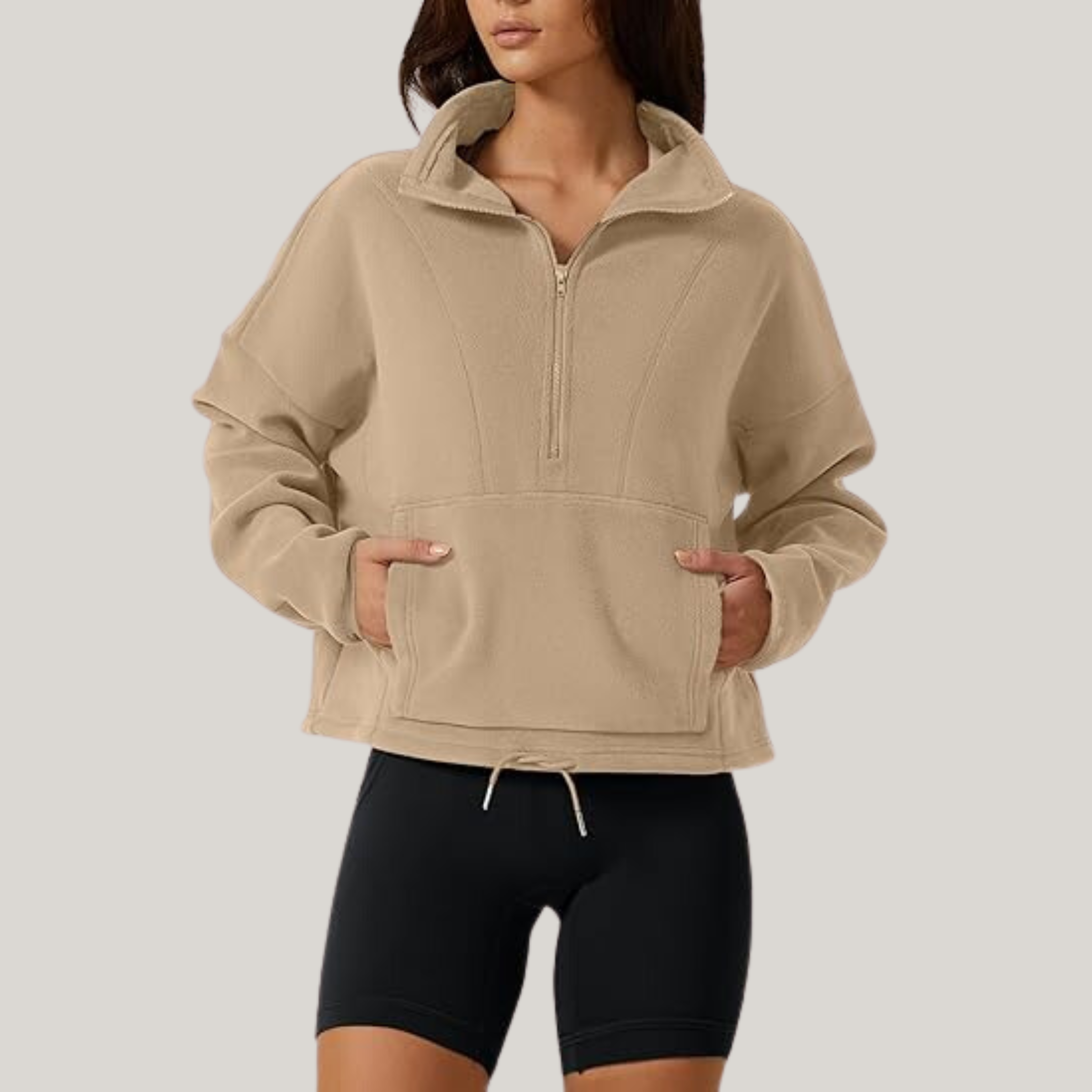 Rhea™ - Half-Zip Fleece Sweater