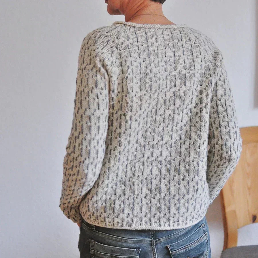 Elise™ - Patterned Knit Sweater