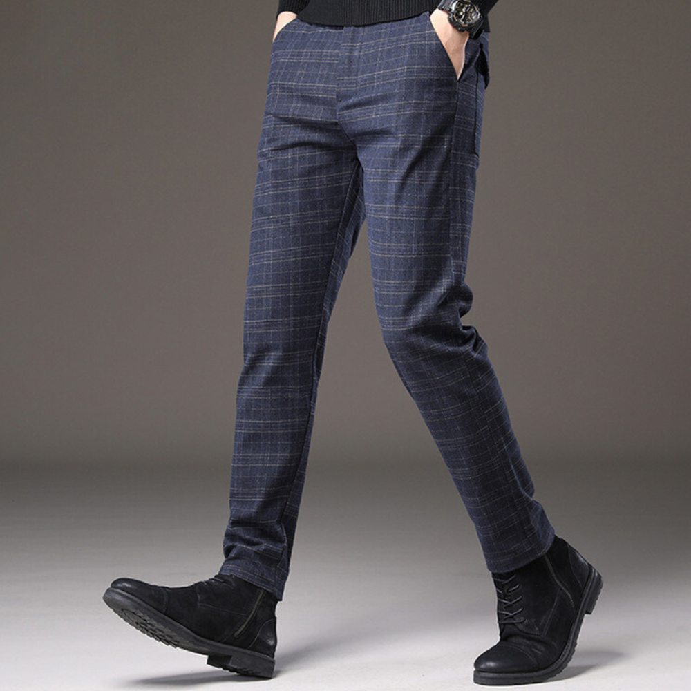 Sanford Plaid Casual Pants