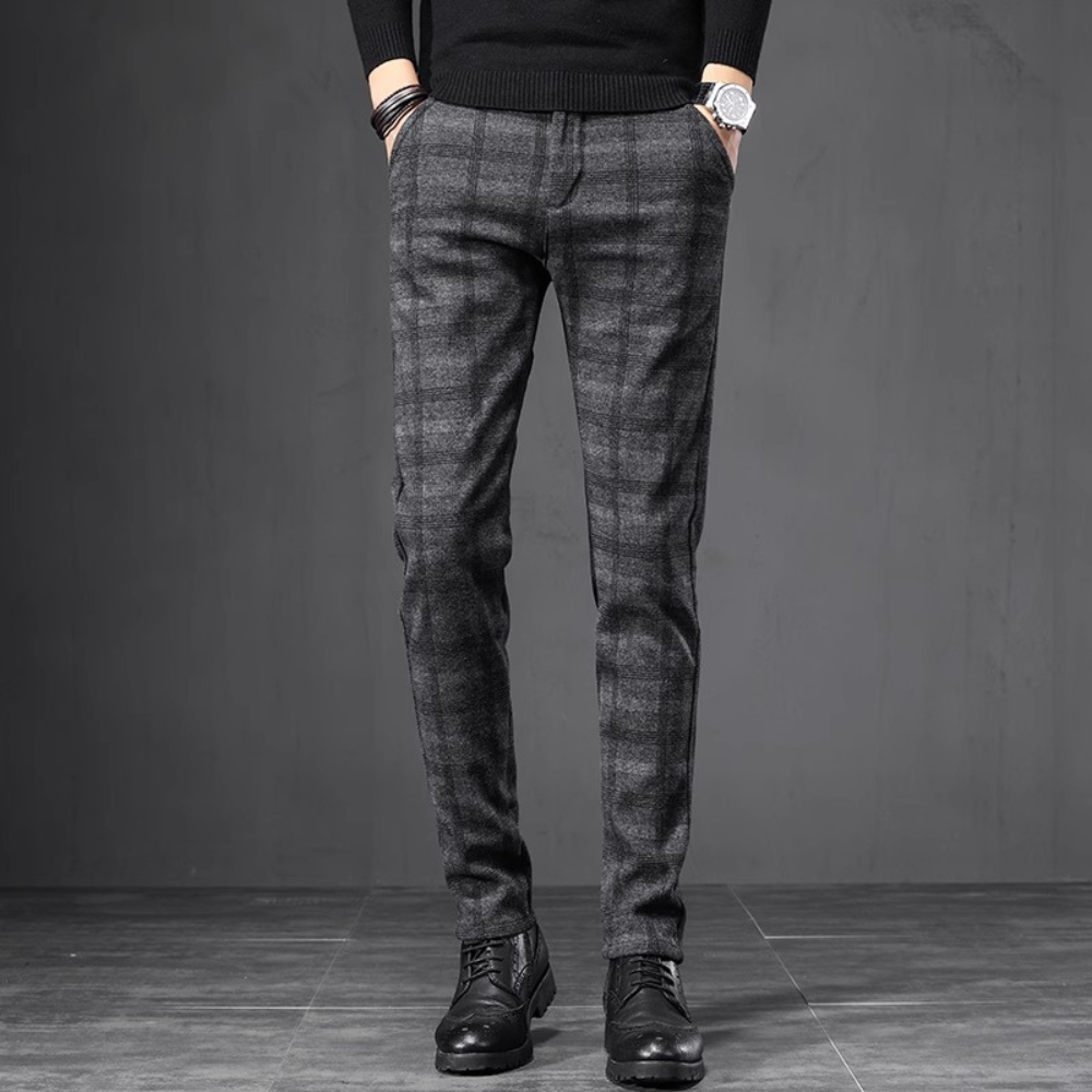 Richmond Plaid Casual Pants