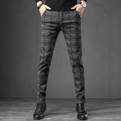 Richmond Plaid Casual Pants