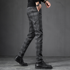 Richmond Plaid Casual Pants