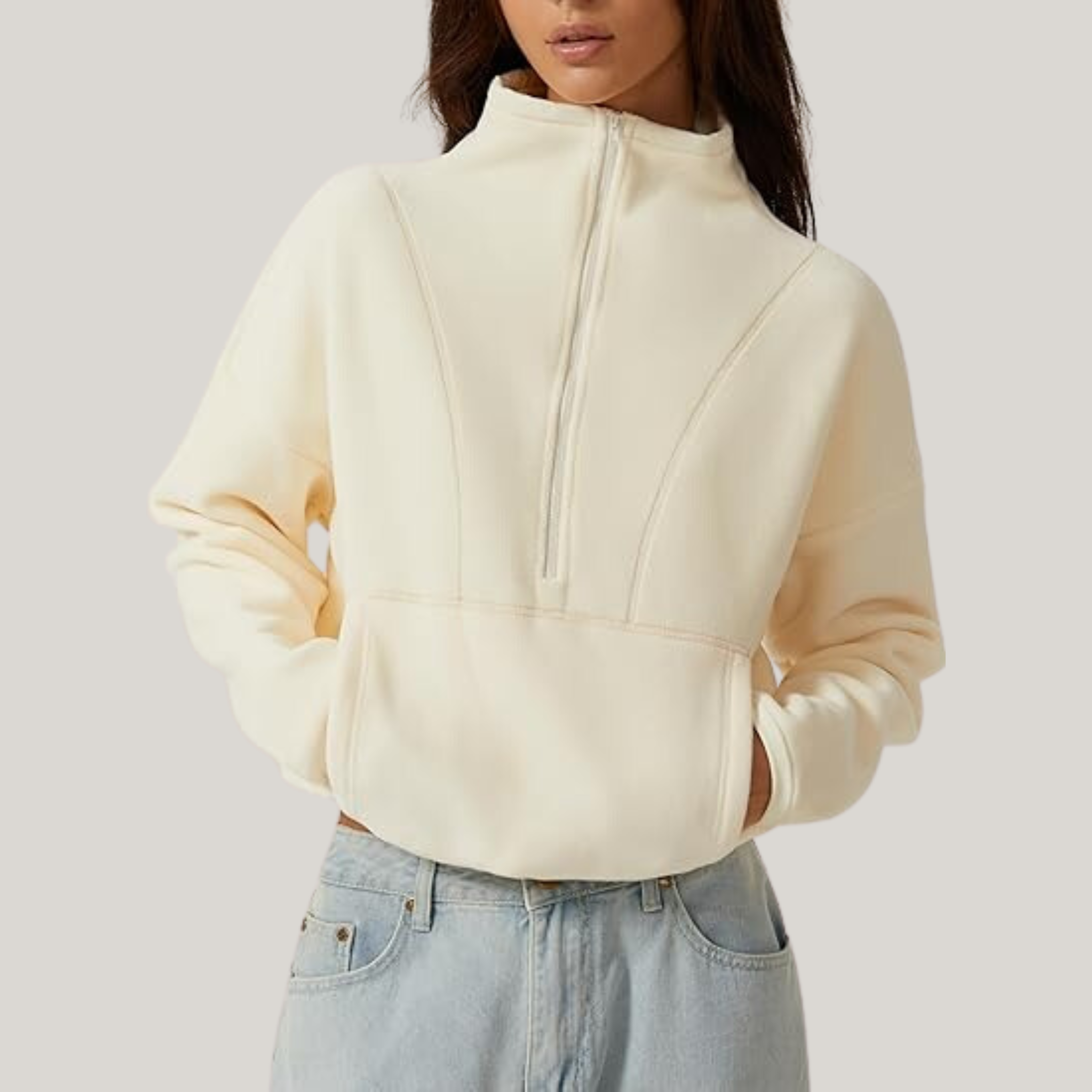 Rhea™ - Half-Zip Fleece Sweater