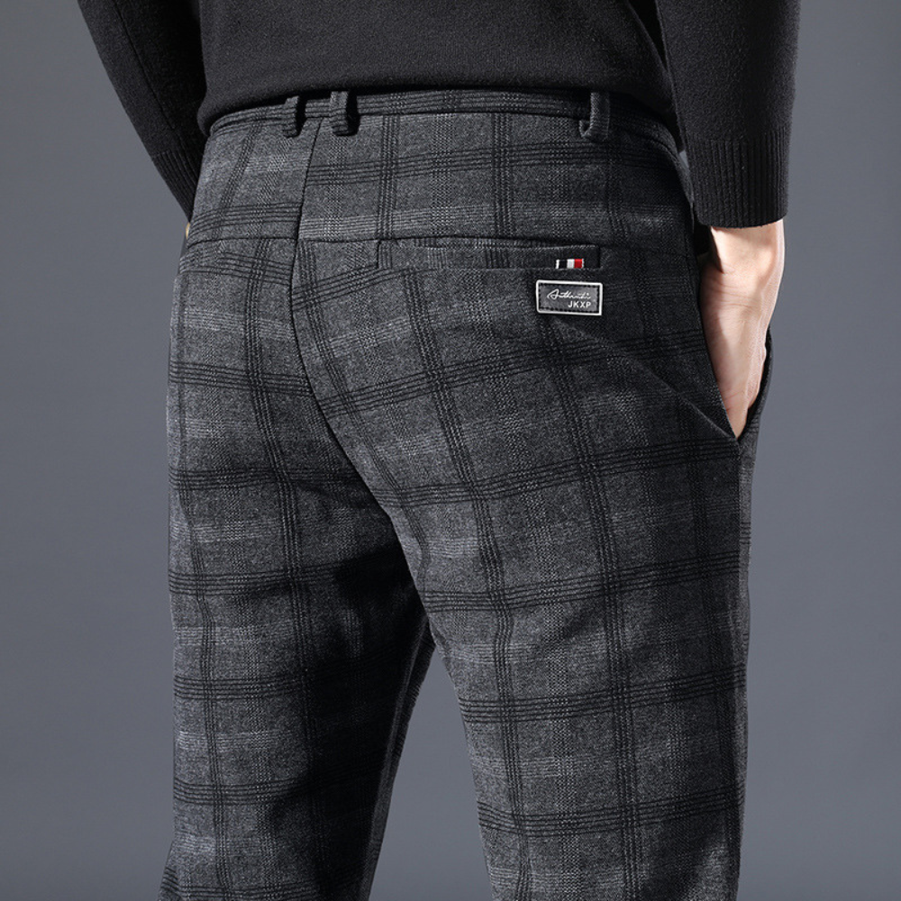 Richmond Plaid Casual Pants