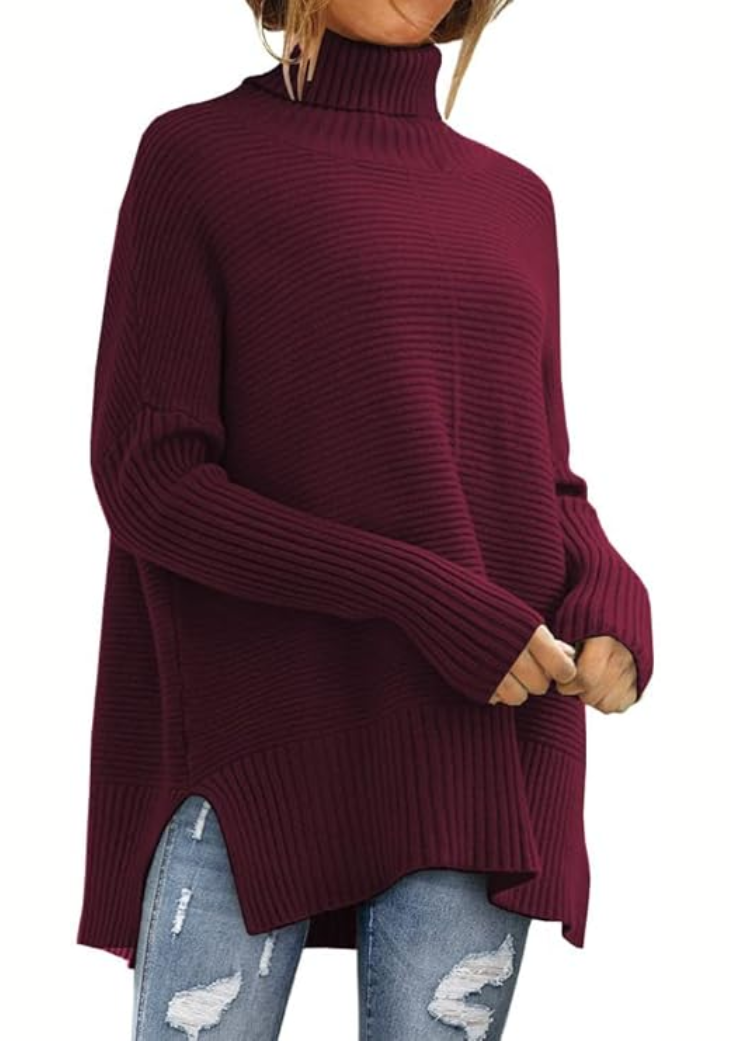 Evelyn™ - Relaxed Turtleneck Sweater