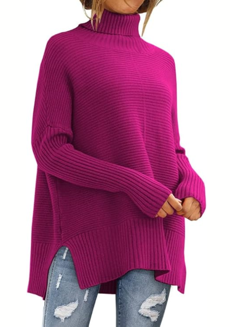 Evelyn™ - Relaxed Turtleneck Sweater