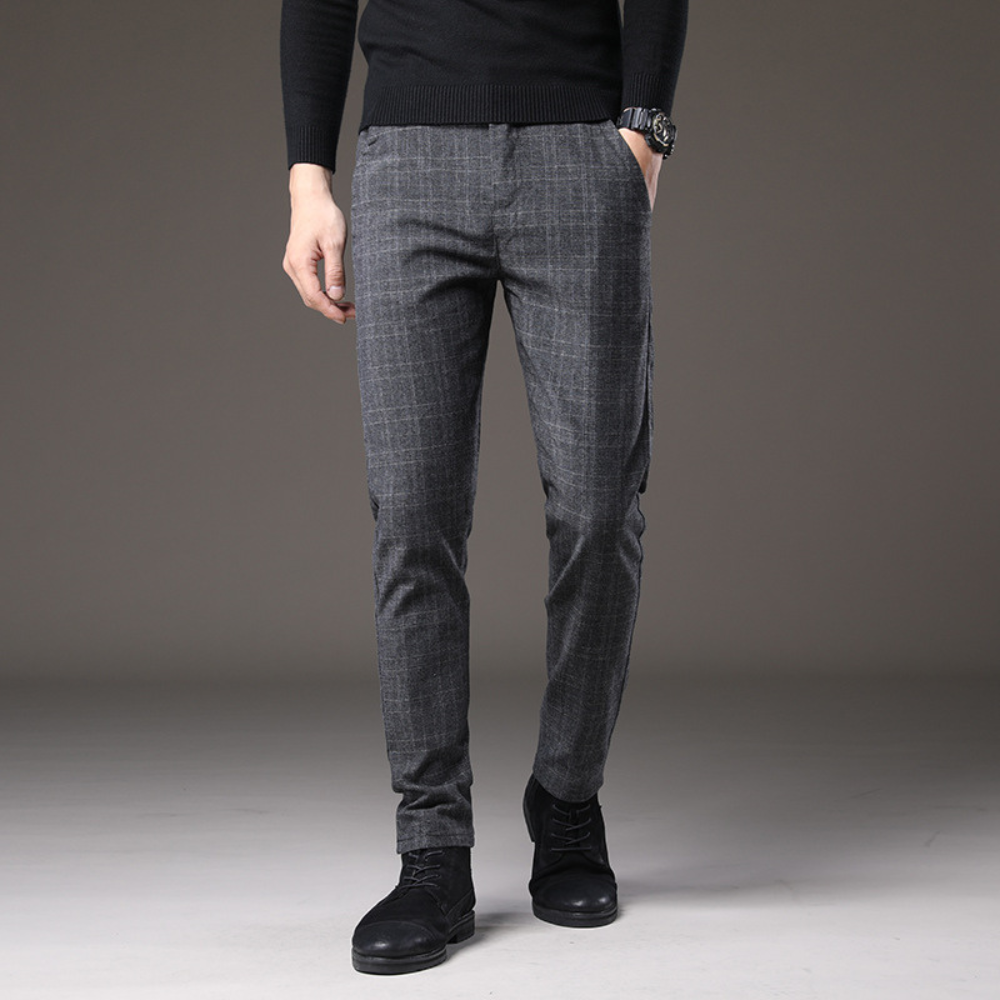 Sanford Plaid Casual Pants