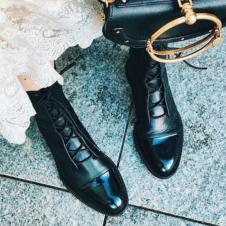 Althea™ - Timeless Lace-Up Ankle Boots