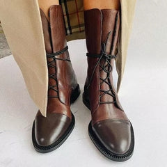 Althea™ - Timeless Lace-Up Ankle Boots