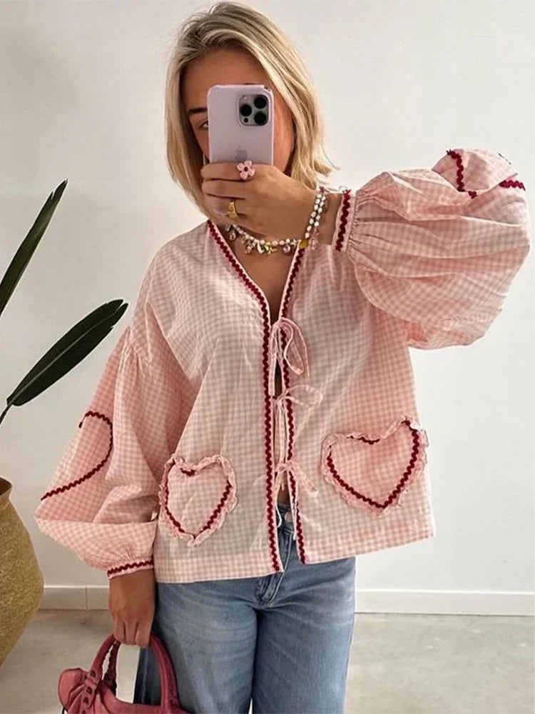 MILA - Heart Blouse