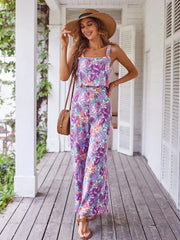 Sandra™ - Floral Wide-Leg Jumpsuit