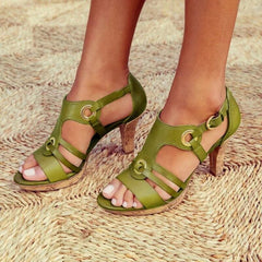 Crystal™ - Chic Strappy Heeled Sandals