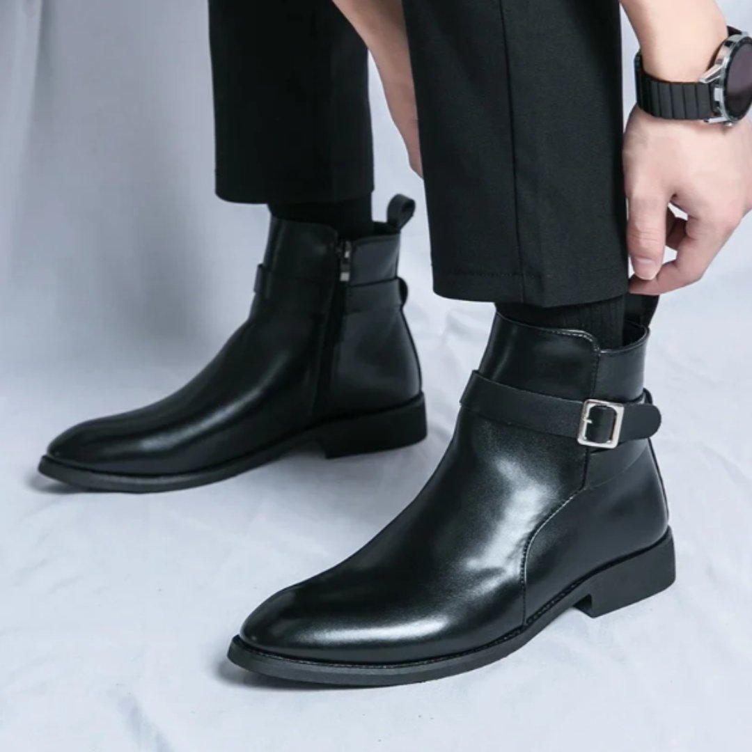 Deniro Leather Chelsea Boots