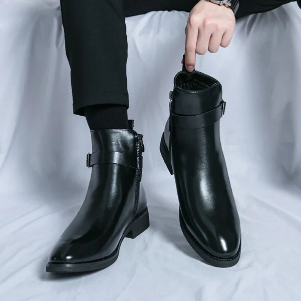 Deniro Leather Chelsea Boots