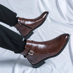 Deniro Leather Chelsea Boots