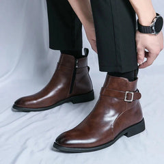 Deniro Leather Chelsea Boots