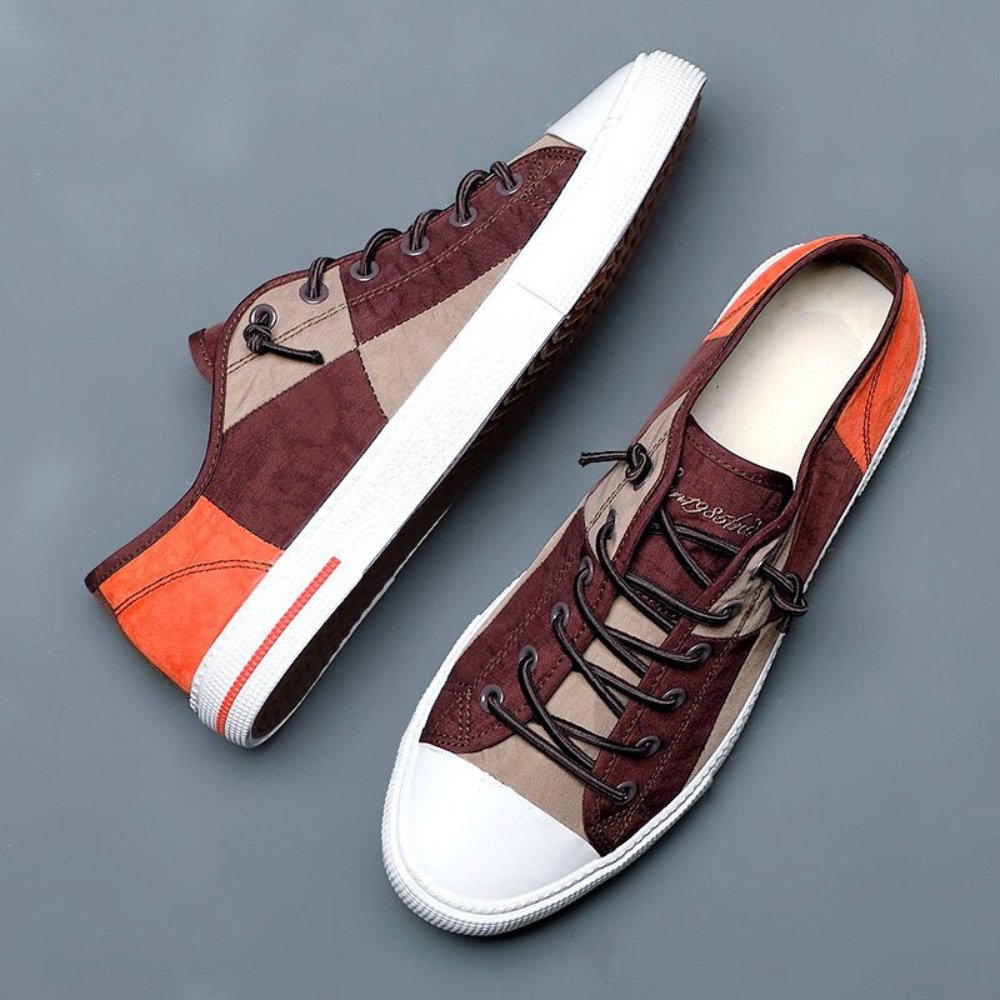 Ecke Mosaic Canvas Shoes