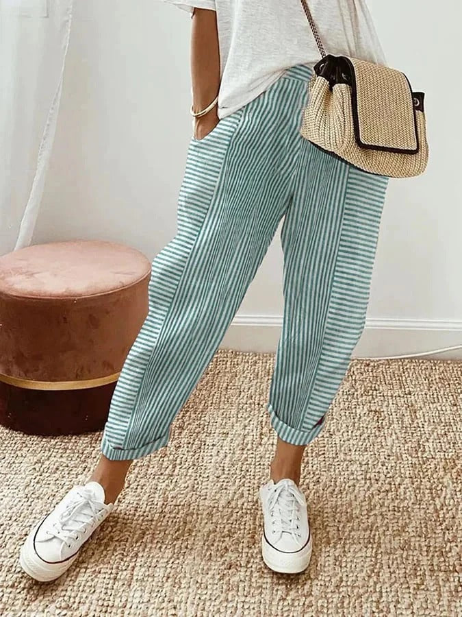 Lora Striped Pants