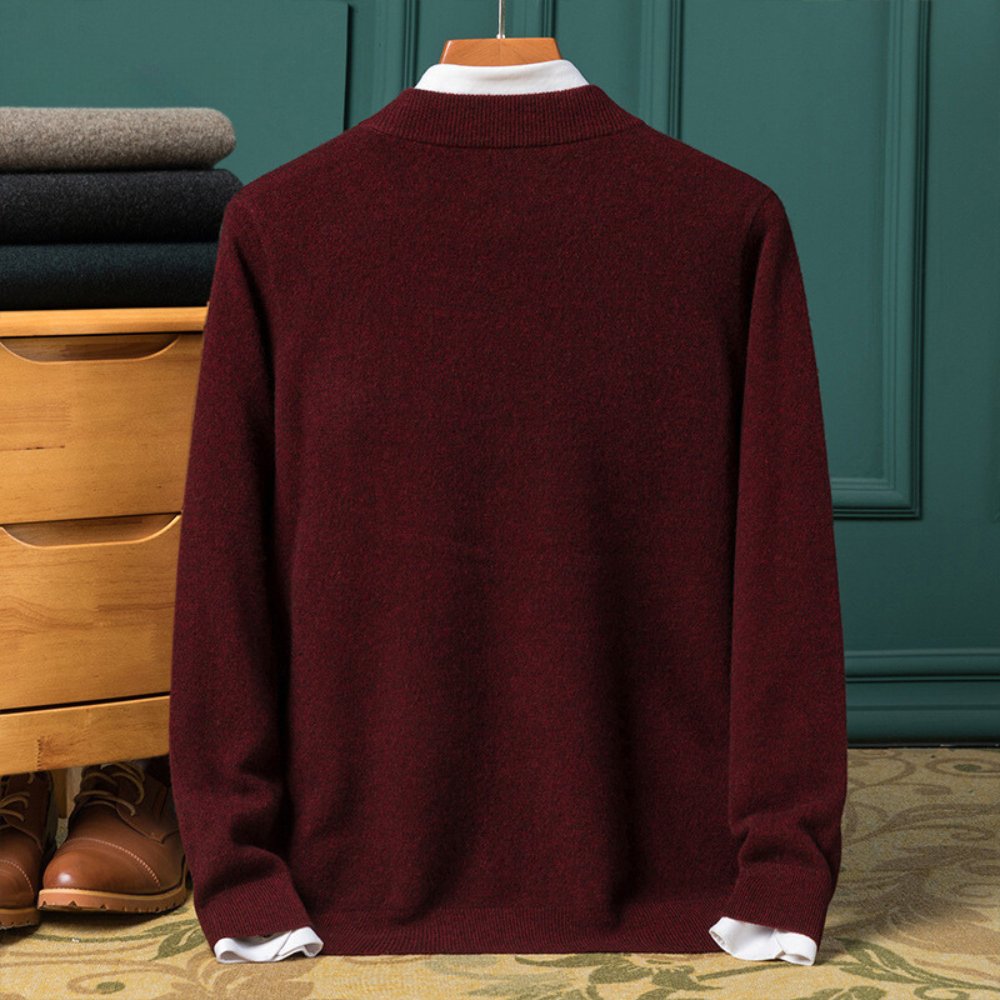 "Hayes Quarter" Wool Sweater