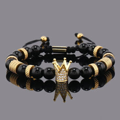 Imperio Beaded Crown Bracelet