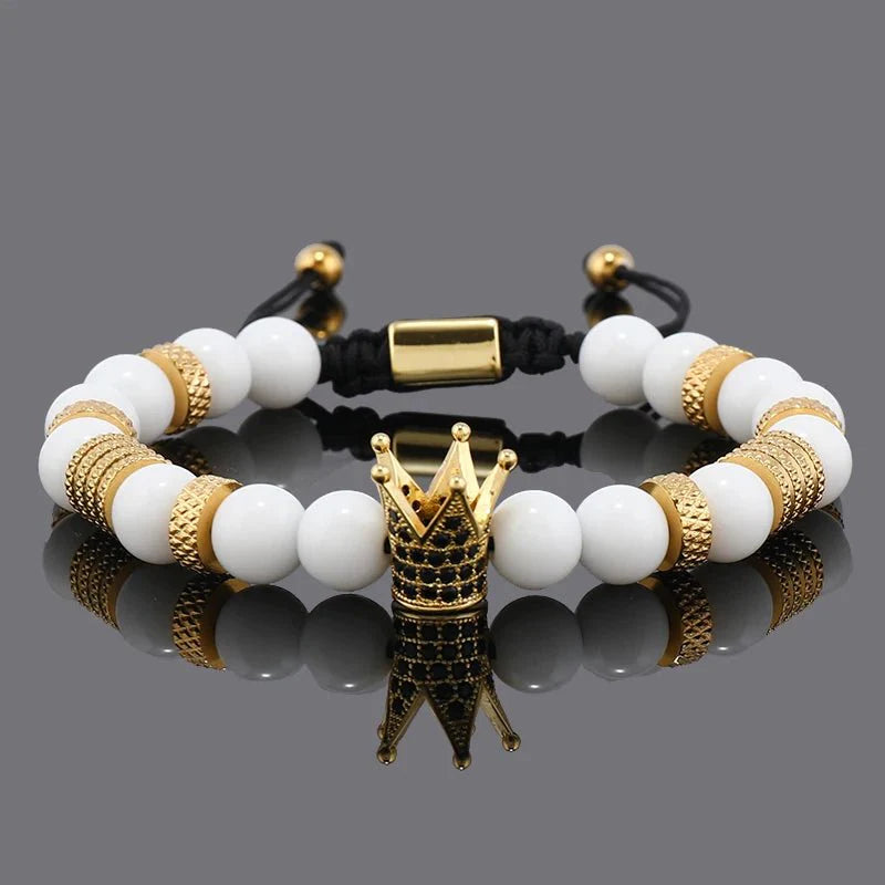 Imperio Beaded Crown Bracelet