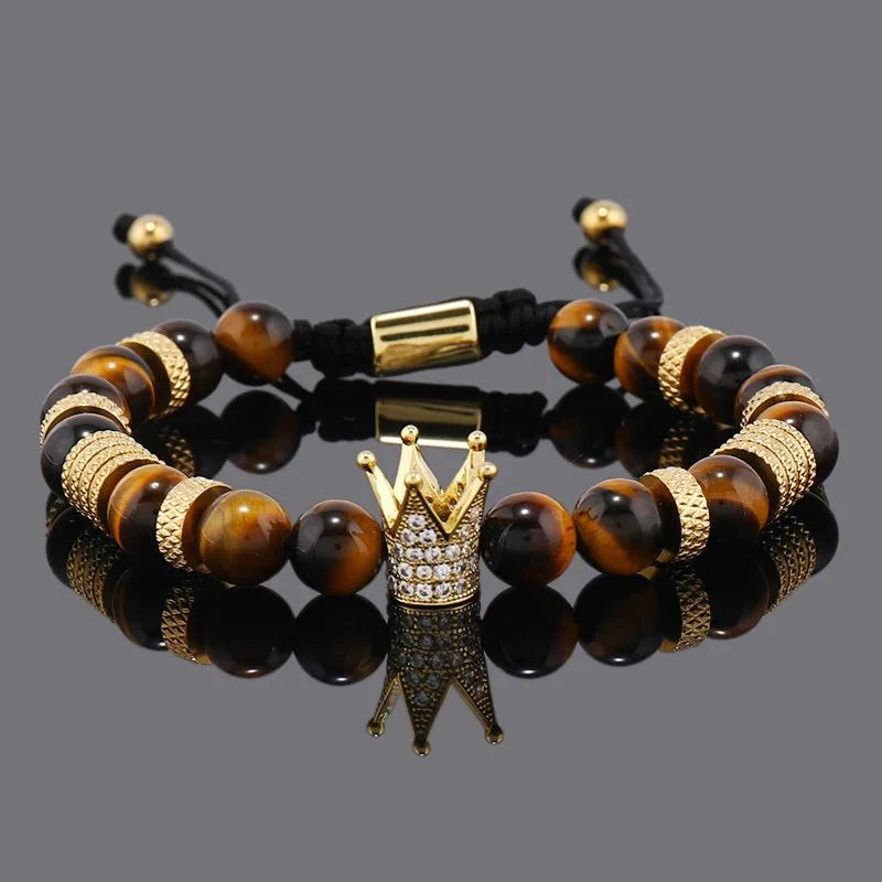 Imperio Beaded Crown Bracelet