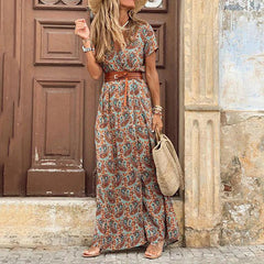 Abigail - Bohemian Paisley Dress