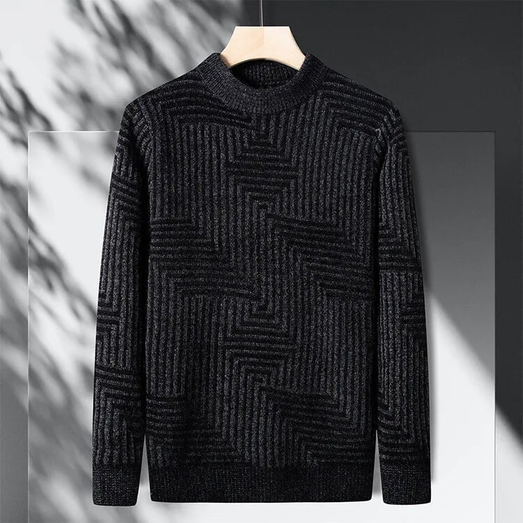 Men's Casual Striped Sweater