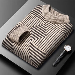 Men's Casual Striped Sweater