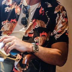 Men's Hawaiian Tiger Shirt