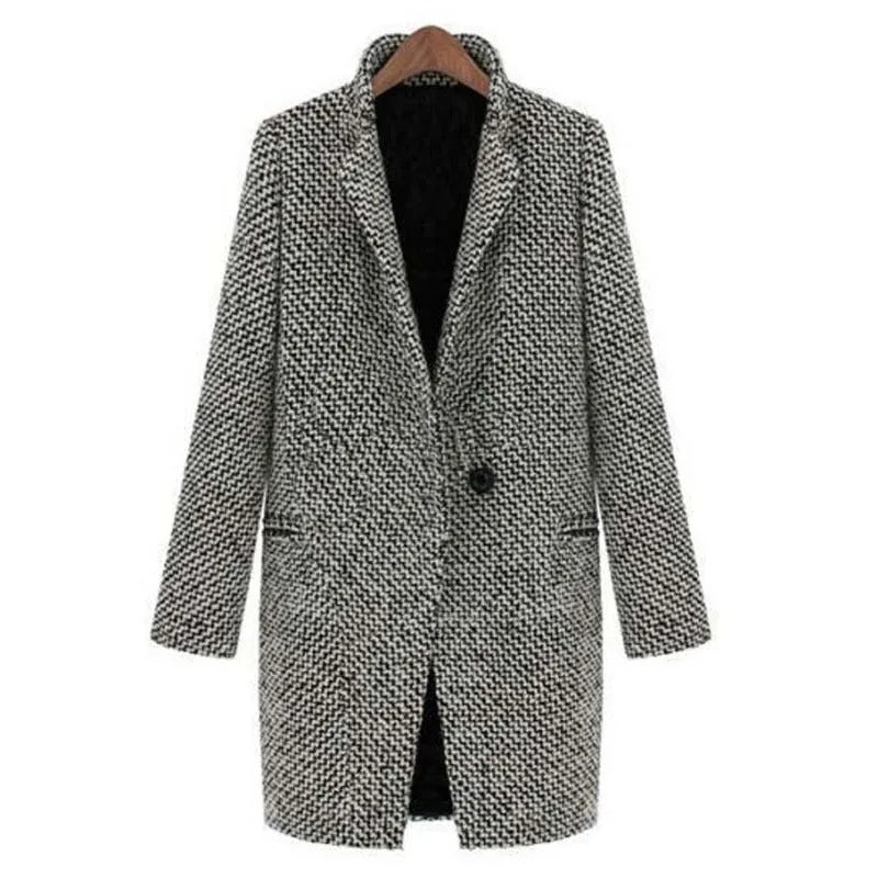 Victoria™ - Timeless Houndstooth Blazer