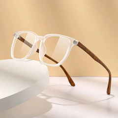 Retro Wooden Anti-Blue Light Glasses