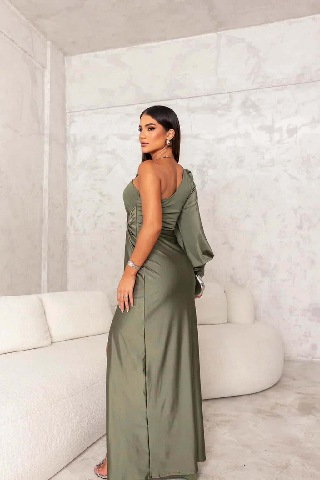 Alison - Elegant Slit Maxi Dress