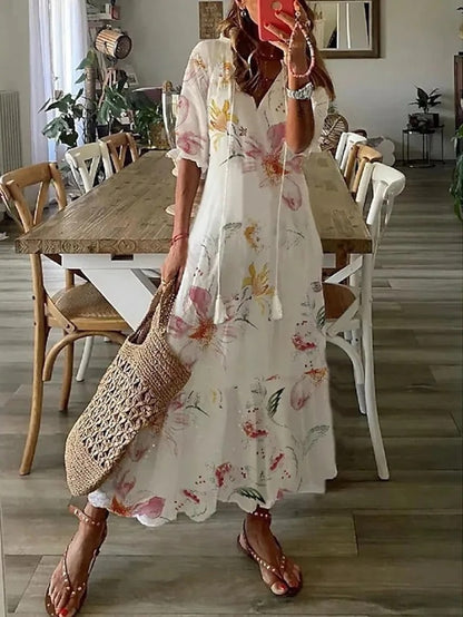 Dianna - Boho Tummy Coverage Dress