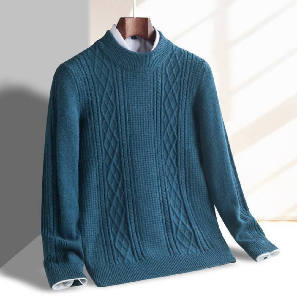 Vellano Diamond-Knit Sweater