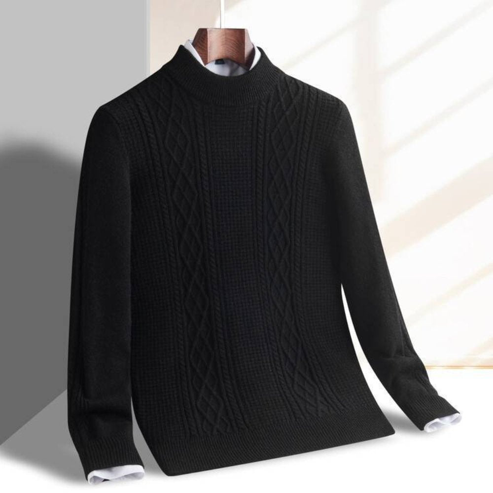 Vellano Diamond-Knit Sweater