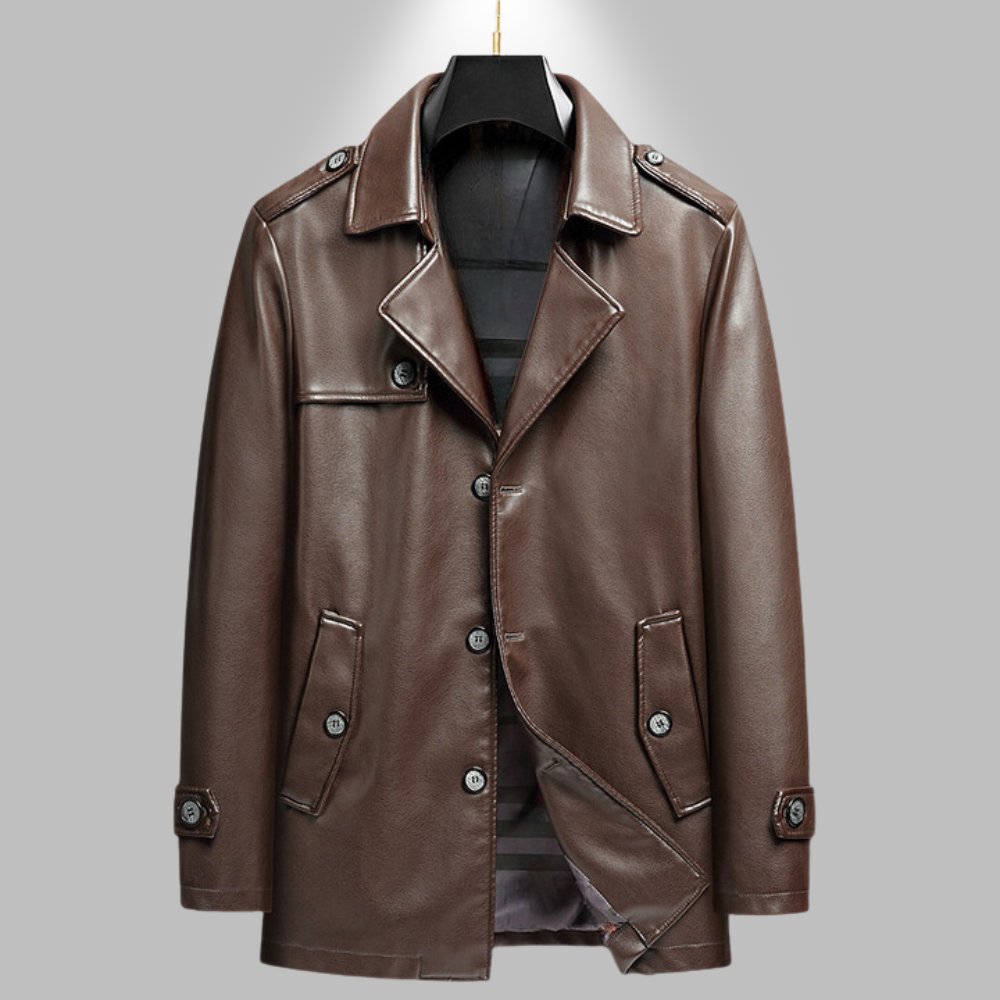 Velvoro Genuine Leather Coat